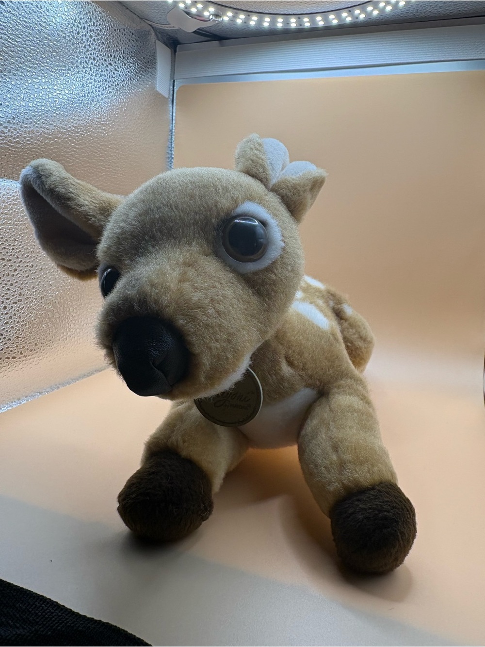 Aurora Miyoni Fawn Plush Stuffed Animal Baby Deer Realistic 9"